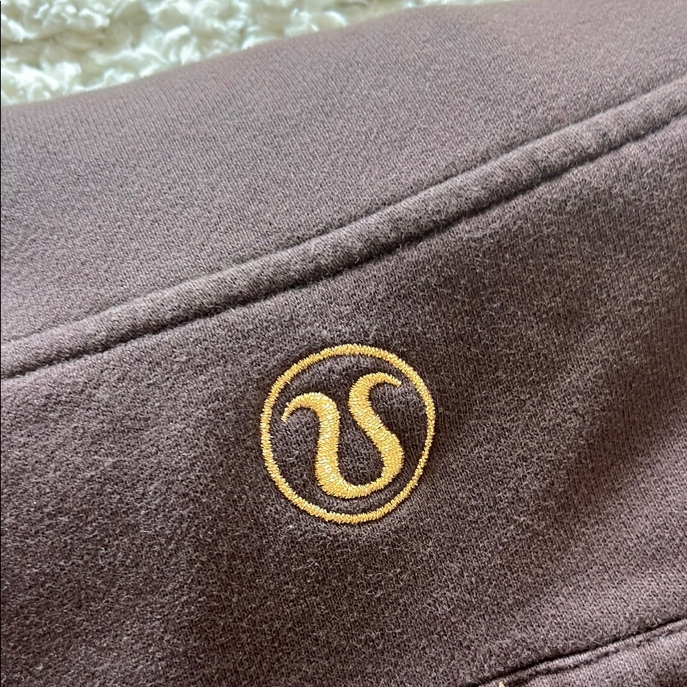 Brown lululemon Women's Sweater with Gold Accents - Picture 2 of 4